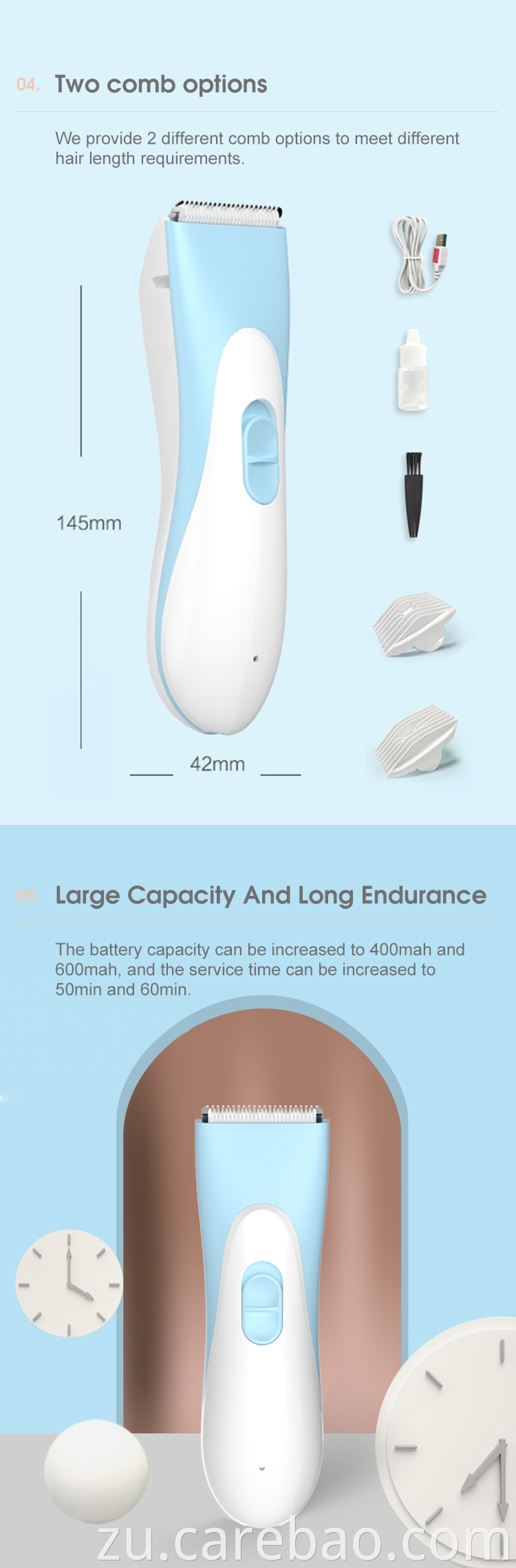 Umklamo wesimanje we-USB wantroam ceramic insimbi engapheli